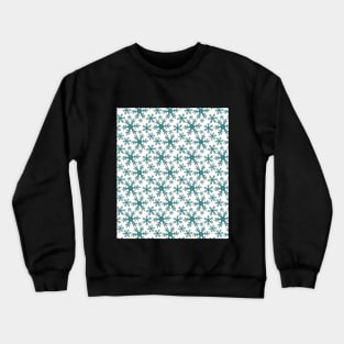 Winter Snowflake Pattern Christmas Holidays Design Crewneck Sweatshirt